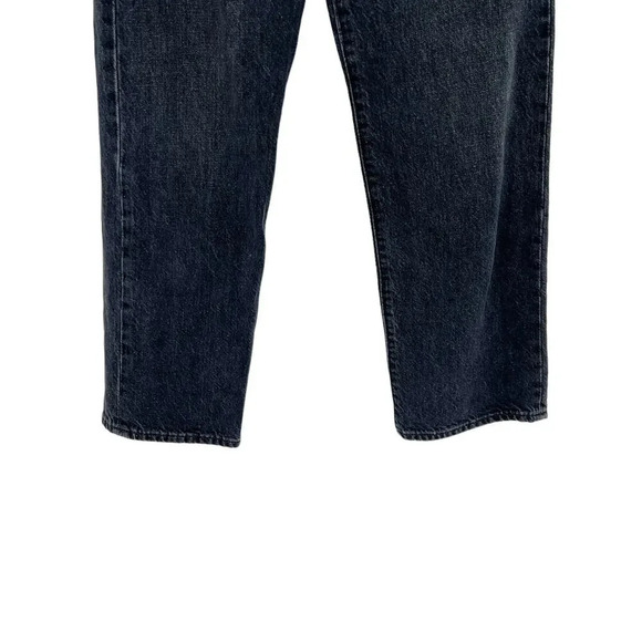 Levi's Wellthread‎ Ribcage Straight Jeans Black Size 25 - Picture 6 of 12